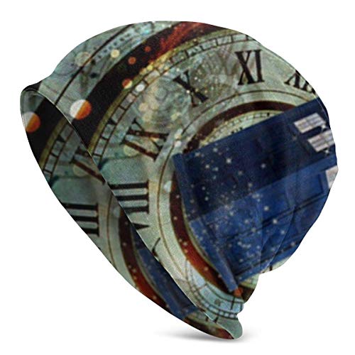 JONINOT Doctor Dr Who Police Box Mice Multifunción Slouchy Beanie Elephant Print Hat Cap Bufanda para Mujeres Hombres