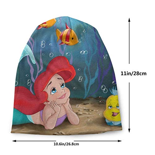 JONINOT Sirena de Dibujos Animados Lindo Gorro de Punto Multifuncional Ligero Gorro Casual Gorro de Calavera Suave luz Transpirable Unisex Sombreros Negro JONINOT Sirena de Dibujos Animados Lindo Gorro de Punto Multifuncional Ligero Gorro Casual Gorro de Calavera Suave luz Transpirable Unisex Sombreros Negro