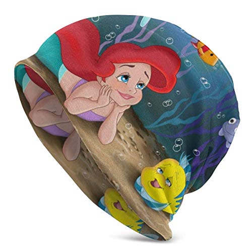 JONINOT Sirena de Dibujos Animados Lindo Gorro de Punto Multifuncional Ligero Gorro Casual Gorro de Calavera Suave luz Transpirable Unisex Sombreros Negro JONINOT Sirena de Dibujos Animados Lindo Gorro de Punto Multifuncional Ligero Gorro Casual Gorro de Calavera Suave luz Transpirable Unisex Sombreros Negro