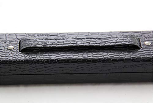 Jonny 8 Ball Black Croc Design 2pc Case For Snooker Pool Cue Estuche para Taco de Billar (2 Unidades), Color Negro, Unisex Adulto