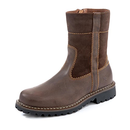 Josef Seibel Hombre Botas Chance, de Caballero Botas de Invierno,Botas de Cordones,Forradas,cálidas,Moro,40 EU / 6.5 UK