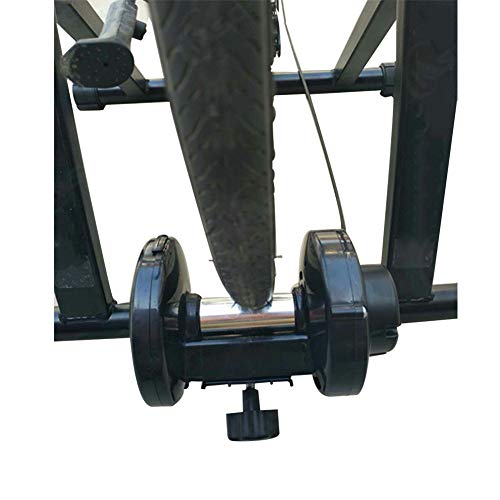 Joyfitness Rodillo de Ciclismo Indoor Bike Trainer Stand Magnet Magnetic Resistance Bike Cycling Roller,Black