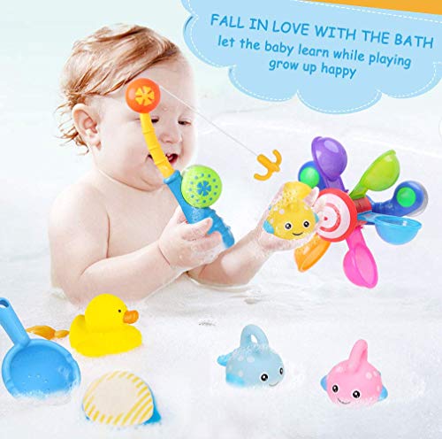 joyoldelf Juguetes Bañera - 7 Piezas Juguete de Pesca Juguetes Baño a Los Niños Niña Juguetes Educativos joyoldelf Juguetes Bañera - 7 Piezas Juguete de Pesca Juguetes Baño a Los Niños Niña Juguetes Educativos