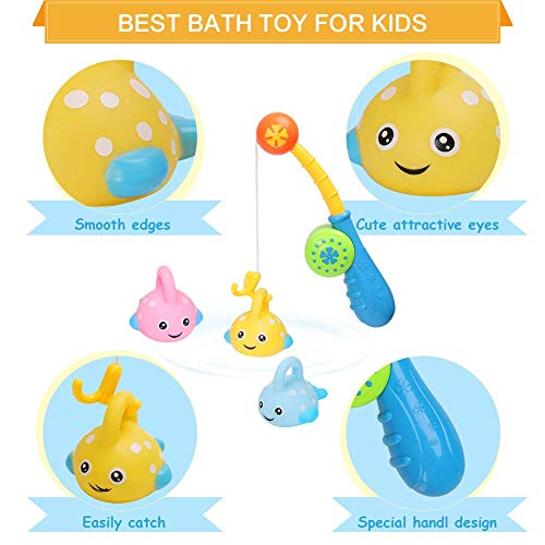 joyoldelf Juguetes Bañera - 7 Piezas Juguete de Pesca Juguetes Baño a Los Niños Niña Juguetes Educativos joyoldelf Juguetes Bañera - 7 Piezas Juguete de Pesca Juguetes Baño a Los Niños Niña Juguetes Educativos