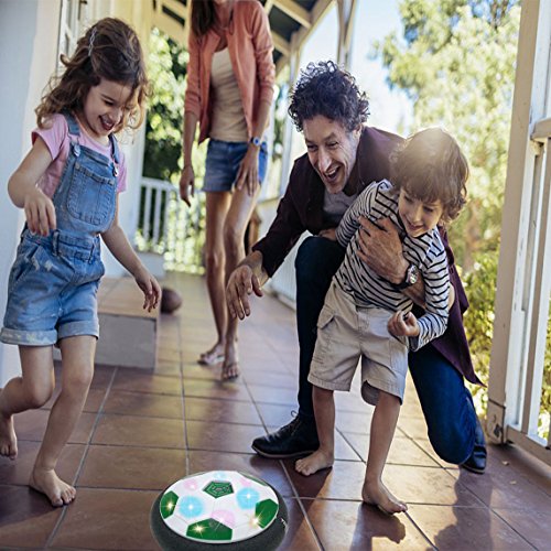 JRD&BS WINL Divertido BalÓN De Juguete: BalÓN Deportivo De SuspensiÓN De Aire LED para Interiores, Juguete De FÚTbol 3 - 12 Años para Niños (Style2 Green) JRD&BS WINL Divertido BalÓN De Juguete: BalÓN Deportivo De SuspensiÓN De Aire LED para Interiores, Juguete De FÚTbol 3 - 12 Años para Niños (Style2 Green)