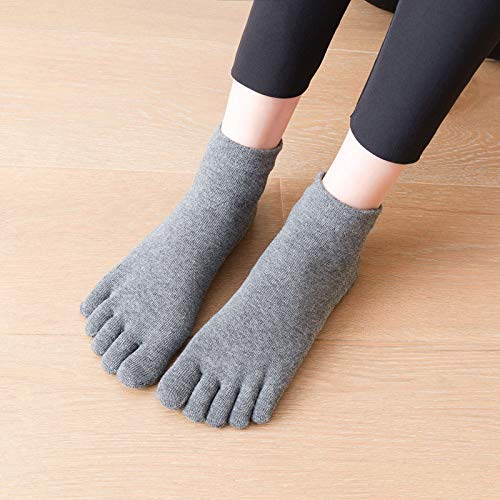 JSZWGC 2021 Mujeres Transpirable Pilates Calcetines Cinco Dedo Dedo Dedo Dedo Dedo algodón rápido Damas Ballet Ballet Gimnasio Calcetines (Color : Beige) JSZWGC 2021 Mujeres Transpirable Pilates Calcetines Cinco Dedo Dedo Dedo Dedo Dedo algodón rápido Damas Ballet Ballet Gimnasio Calcetines (Color : Beige)