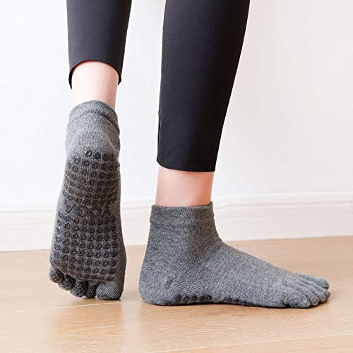 JSZWGC 2021 Mujeres Transpirable Pilates Calcetines Cinco Dedo Dedo Dedo Dedo Dedo algodón rápido Damas Ballet Ballet Gimnasio Calcetines (Color : Beige) JSZWGC 2021 Mujeres Transpirable Pilates Calcetines Cinco Dedo Dedo Dedo Dedo Dedo algodón rápido Damas Ballet Ballet Gimnasio Calcetines (Color : Beige)