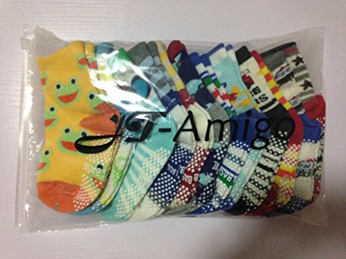 JT-Amigo Pack de 12 Pares de Calcetines para Bebé Niños 1-3 Años JT-Amigo Pack de 12 Pares de Calcetines para Bebé Niños 1-3 Años