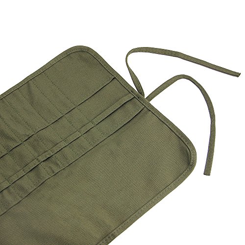 JTDEAL Bolsa para pinceles de pintura, 22 ranuras pintura almacenamiento cepillo para acrílico aceite acuarela gouache artista pintura cepillo de rodillo para bolsita de lona(verde) JTDEAL Bolsa para pinceles de pintura, 22 ranuras pintura almacenamiento cepillo para acrílico aceite acuarela gouache artista pintura cepillo de rodillo para bolsita de lona(verde)