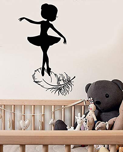 jtxqe Pared Niña Ballet Ballet Estudio Pájaro/Pared De Vinilo Pegatinas Vinilos Autoadhesivos Pegatinas Pared Decorativas Salon 57X93Cm jtxqe Pared Niña Ballet Ballet Estudio Pájaro/Pared De Vinilo Pegatinas Vinilos Autoadhesivos Pegatinas Pared Decorativas Salon 57X93Cm