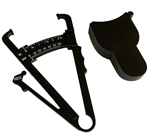 Juego: cinta métrica para cuerpo + grasa Caliper negro | Bíceps Po Piernas Circunferencia / Tamaño + Grasa corporal | Mujeres Hombres | Para Fitness & Deportes Juego: cinta métrica para cuerpo + grasa Caliper negro | Bíceps Po Piernas Circunferencia / Tamaño + Grasa corporal | Mujeres Hombres | Para Fitness & Deportes