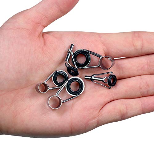 Juego de 80 unidades. GuĆas para caƱas de pesca. Juego de repuesto, kit de reparación de caƱa de pescar. Accesorios de acero y cerĆ”mica Juego de 80 unidades. GuĆas para caƱas de pesca. Juego de repuesto, kit de reparación de caƱa de pescar. Accesorios de acero y cerĆ”mica