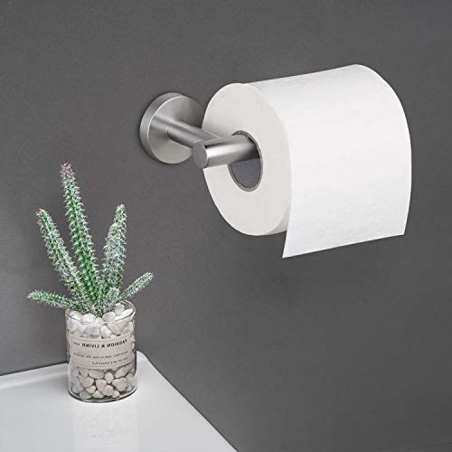 Juego de accesorios de baño con barras de toalla - Juego de herrajes de baño de acero inoxidable , barra de toalla de baño de 12 "+ soporte de papel higiénico + gancho para bata de toalla