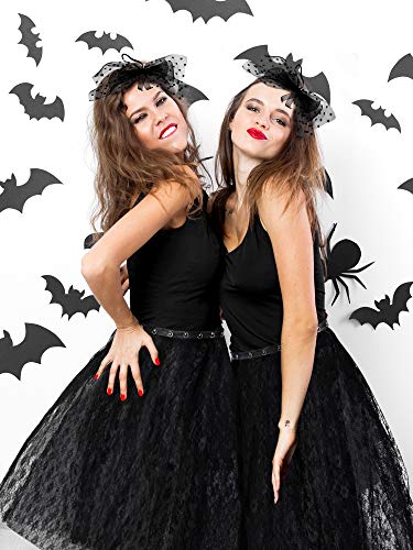Juego de accesorios para disfraz de los aƱos 50/ 20, incluye diadema con lazo negro, falda de encaje y cintura fina para mujeres y niƱas Juego de accesorios para disfraz de los aƱos 50/ 20, incluye diadema con lazo negro, falda de encaje y cintura fina para mujeres y niƱas