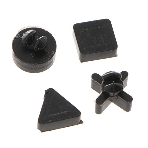 Juego de Almohadillas de Pies Inferiores de Goma Pieza de Repuesto para Consola Sony Ps4 Pro Juego de Almohadillas de Pies Inferiores de Goma Pieza de Repuesto para Consola Sony Ps4 Pro