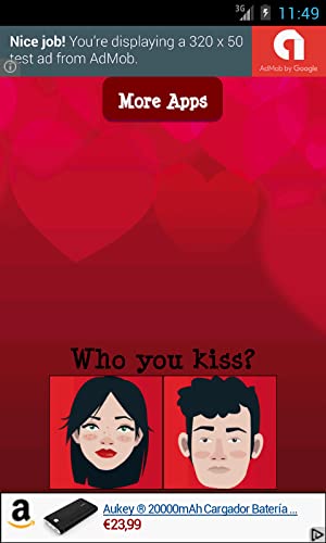 Juego de Besos Test