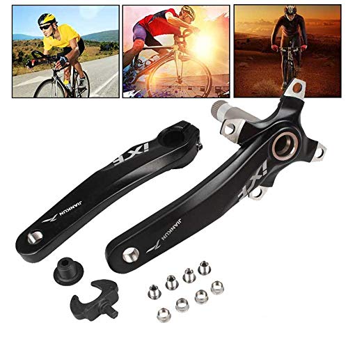 Juego De Bielas De Bicicleta De Montaña De 170 MM, Juego De Brazo De Biela MTB De Aleación De Aluminio, Kit De Soporte Inferior De Bicicleta, Manivela Hueca Integrada (Manivela + pedalier) Juego De Bielas De Bicicleta De Montaña De 170 MM, Juego De Brazo De Biela MTB De Aleación De Aluminio, Kit De Soporte Inferior De Bicicleta, Manivela Hueca Integrada (Manivela + pedalier)