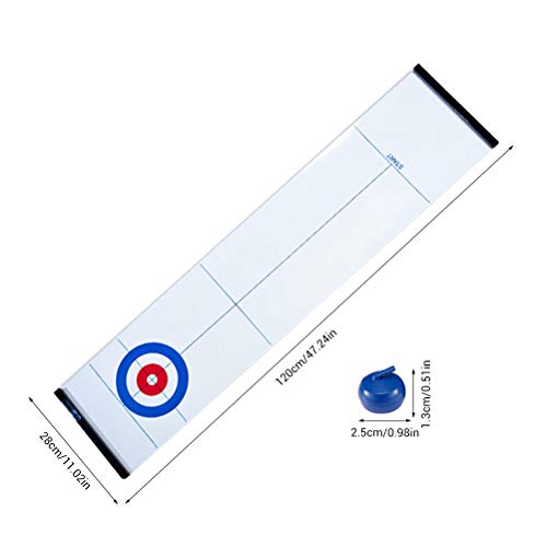 Juego de Curling para la Familia Juegos de Mesa de Equipo portátil, Juego de Mesa de Curling Juego de Mesa Compacto de Curling Mini Juegos de Mesa portátiles Juego de Curling para la Familia Juegos de Mesa de Equipo portátil, Juego de Mesa de Curling Juego de Mesa Compacto de Curling Mini Juegos de Mesa portátiles