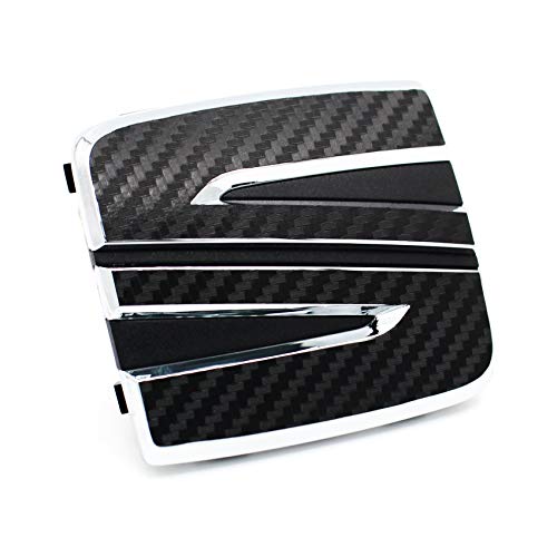 Juego de emblemas Seat SE01 para parte delantera y trasera, de la marca Finest-Folia Juego de emblemas Seat SE01 para parte delantera y trasera, de la marca Finest-Folia
