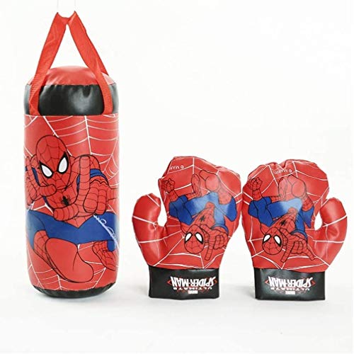 Juego de guantes de boxeo inflables para colgar en bolsa de arena para niños, guantes de boxeo para niños, juego de sacos de arena, figuras de acción juguetes