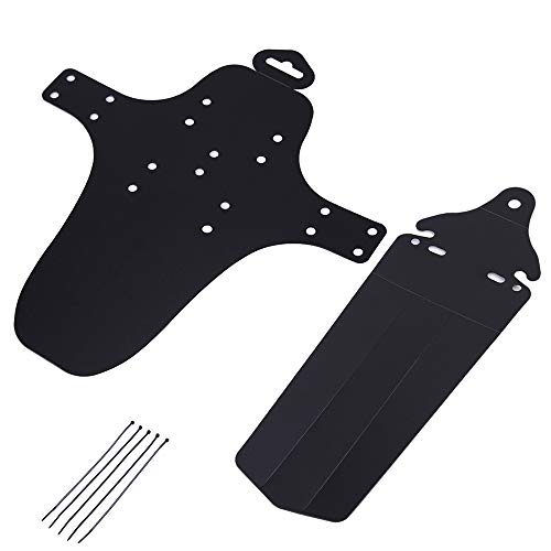 Juego de Guardabarros MTB para Bicicleta,Protector contra Salpicaduras para Bicicleta de montaña con 4 Bridas para Cables,de Bicicleta Duradera Compatible Guardabarros Delantero y Trasero,2 Piezas Juego de Guardabarros MTB para Bicicleta,Protector contra Salpicaduras para Bicicleta de montaña con 4 Bridas para Cables,de Bicicleta Duradera Compatible Guardabarros Delantero y Trasero,2 Piezas