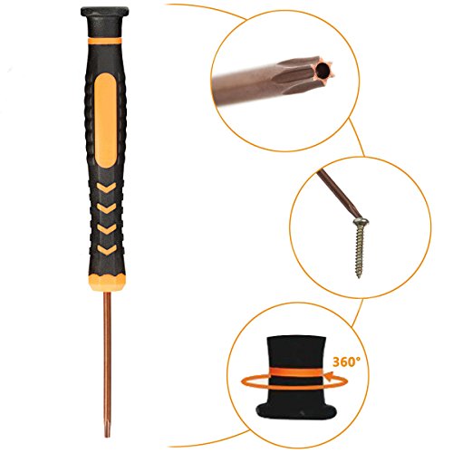 Juego de Herramientas de Destornilladores de Seguridad Torx con T10 T8 T6 T5 T4 T3 T2 - Sestornilladores Torx con Orificio para xbox one controller pc, ps4, ps3 Juego de Herramientas de Destornilladores de Seguridad Torx con T10 T8 T6 T5 T4 T3 T2 - Sestornilladores Torx con Orificio para xbox one controller pc, ps4, ps3