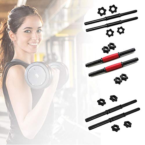 Juego de mancuernas ajustables para mancuernas, barras universales antideslizantes para mancuernas con cuello fijo, fortalecedores de manos ideales para el ejercicio y la fuerza diarios Juego de mancuernas ajustables para mancuernas, barras universales antideslizantes para mancuernas con cuello fijo, fortalecedores de manos ideales para el ejercicio y la fuerza diarios