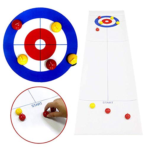 Juego de mesa Curling,adultos y niños, juegos de mesa portátiles del equipo,de mesa formación familiar a juegos de mesa para niños y adultos de interior,Viajes, divertido puzzle juego educativo regalo