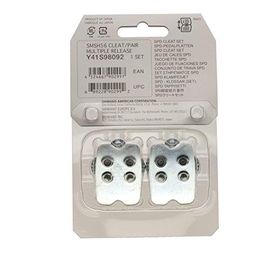 Juego de placas Shimano SM-SH56 con listones de contraplaca, negro, talla única Juego de placas Shimano SM-SH56 con listones de contraplaca, negro, talla única