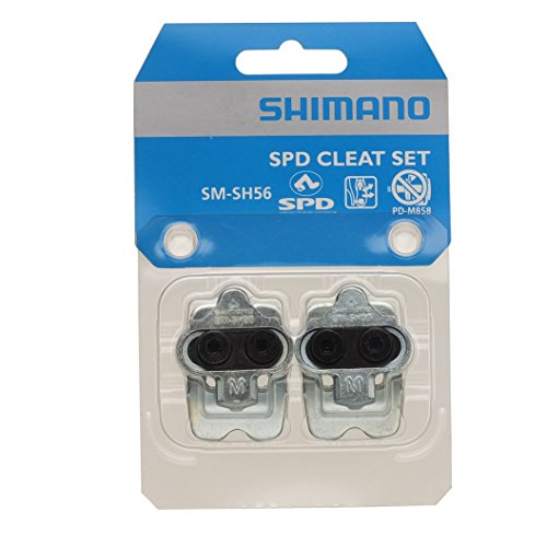 Juego de placas Shimano SM-SH56 con listones de contraplaca, negro, talla única Juego de placas Shimano SM-SH56 con listones de contraplaca, negro, talla única