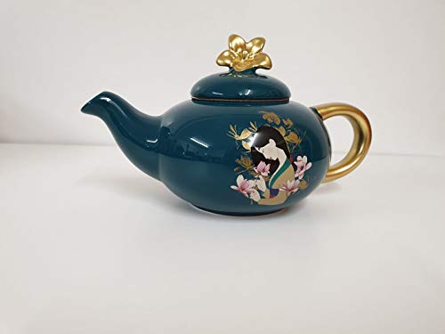 Juego de tazas de té de Disney Mulan de la colección de productos para el hogar, set de té y té, paquete de regalo (tetera)