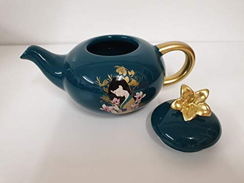 Juego de tazas de té de Disney Mulan de la colección de productos para el hogar, set de té y té, paquete de regalo (tetera)