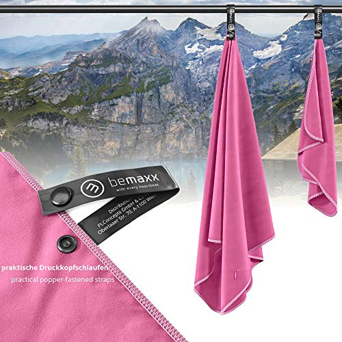 Juego de Toallas de Microfibra + Funda de Transporte | Set de 2 Azules: Grande para baño, pequeño para Cuerpo y Cara | Ultra-Ligeras, absorbentes, de Secado rápido - Deporte Viaje Playa Gimnasio Juego de Toallas de Microfibra + Funda de Transporte | Set de 2 Azules: Grande para baño, pequeño para Cuerpo y Cara | Ultra-Ligeras, absorbentes, de Secado rápido - Deporte Viaje Playa Gimnasio