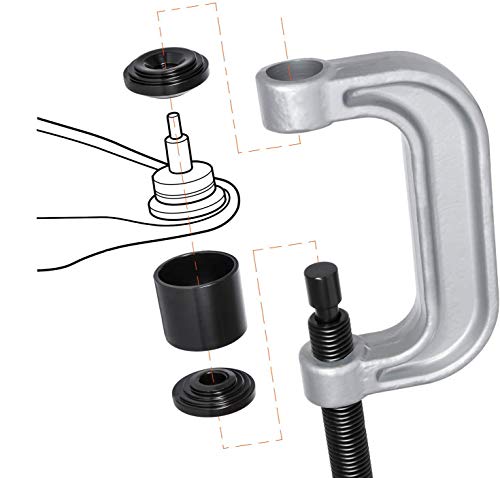 Juego extractor e instalador rotulas y silentblock universal 21 piezas Juego extractor e instalador rotulas y silentblock universal 21 piezas