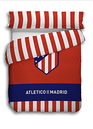 Juego Funda Nórdica Oficial Atlético Madrid 2018. Cama de 90cm.