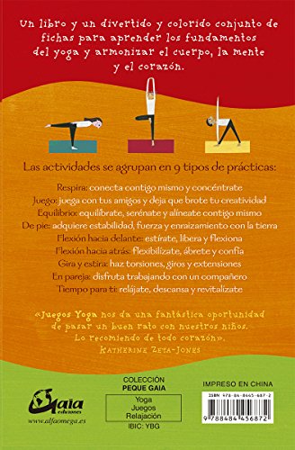 Juegos yoga. 50 divertidas actividades de yoga para niños y adultos (Peque Gaia)