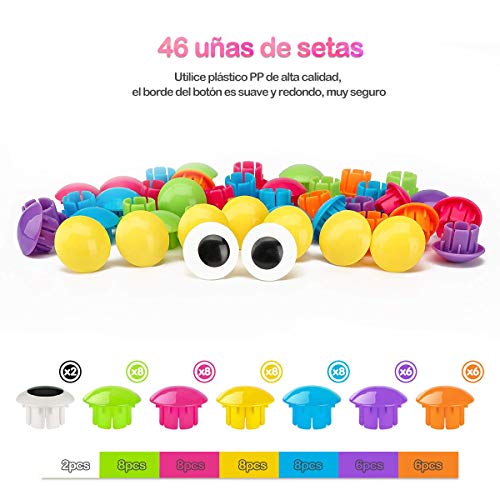 Juguete Educativo de Primera Infancia para Crear Multiples Combinacones, Creativo Juguete Educativo para Niños y Padres, Educación Temprana Rompecabezas Manos Cerebro Entrenamiento Juguete Educativo de Primera Infancia para Crear Multiples Combinacones, Creativo Juguete Educativo para Niños y Padres, Educación Temprana Rompecabezas Manos Cerebro Entrenamiento