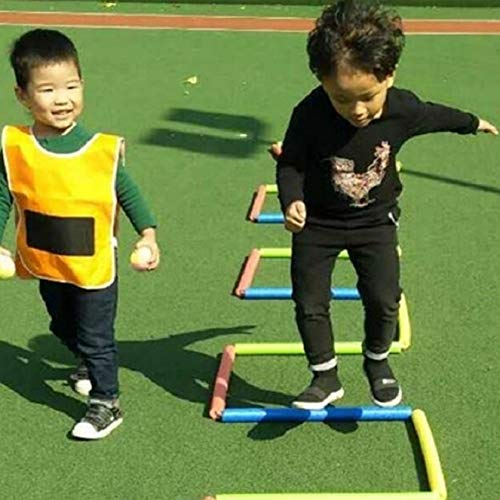 Juguetes de la inteligencia Grandes secciones 21 / Set Niños divertido sentido Esponja Salto del enrejado deportes Saltar Escalera de cuerda al aire libre entre padres e hijos juego de correr Juguetes