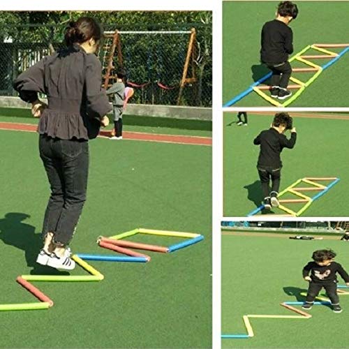 Juguetes de la inteligencia Grandes secciones 21 / Set Niños divertido sentido Esponja Salto del enrejado deportes Saltar Escalera de cuerda al aire libre entre padres e hijos juego de correr Juguetes