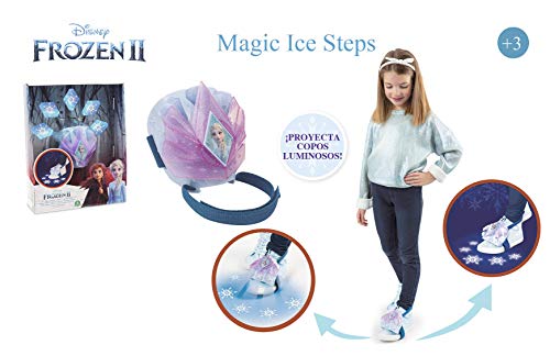 Juguetes Famosa- Frozen 2 Magic Ice Steps, Proyector con Luz y Sonidos, para surcar los Mares como Elsa en la pelicula (FRN68000), Multicolor (Giochi Preziosi