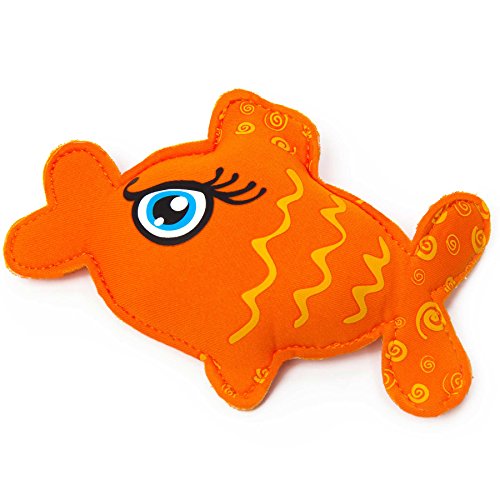 Juguetes sumergibles de neopreno rellenos de arena, ideales como accesorios infantiles para nadar o bucear. Este juguete es ideal para piscinas, lagos o el mar. Diseño : Peces(Naranja)