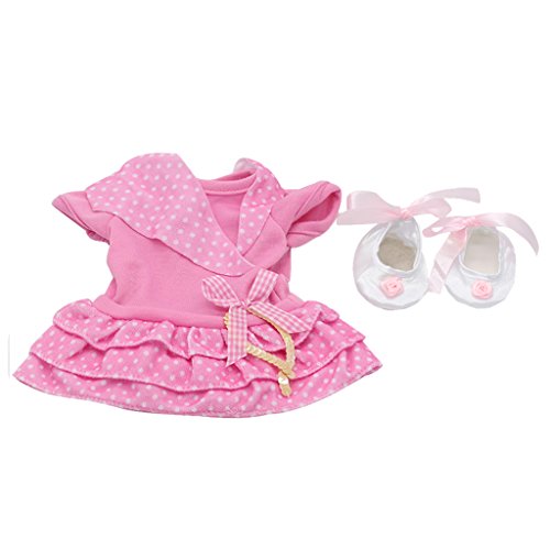 Juguetes Vestido Zapatos Baile Encaje Satén Ajustable 18pulgadas Muñecas American Girl - Rosa 3