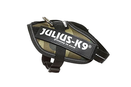 JULIUS-K9 Arnés JULIUS-K9 IDC, Baby 2/XS–S, 33–45 cm/18 mm, Camuflaje, Perro