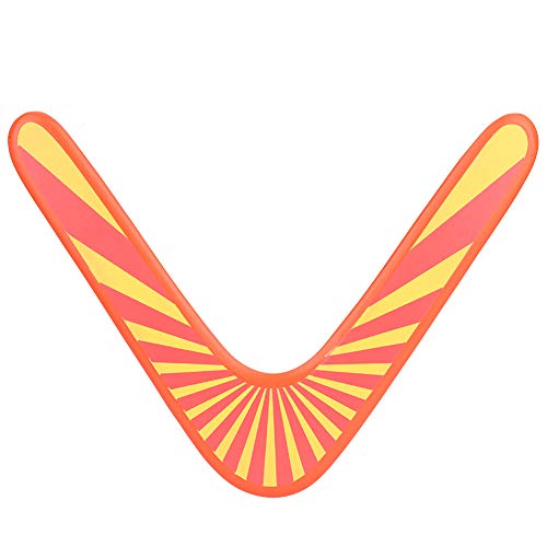 JULYKAI Boomerang de Madera en Forma de V Boomerang al Aire Libre Juguete Volador para niños Juegos al Aire Libre Deportes al Aire Libre Adultos