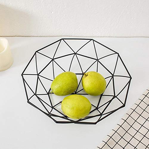 JUNGEN 3pcs Cesto de Frutas y Vegetales Frutero de Malla de Hierro para Frutas Cuenco de Frutas Soporte de Metal para Pan Frutas Dulces Verduras Almacenamiento Multifuncional 27 * 8 * 14.5cm (Negro) JUNGEN 3pcs Cesto de Frutas y Vegetales Frutero de Malla de Hierro para Frutas Cuenco de Frutas Soporte de Metal para Pan Frutas Dulces Verduras Almacenamiento Multifuncional 27 * 8 * 14.5cm (Negro)
