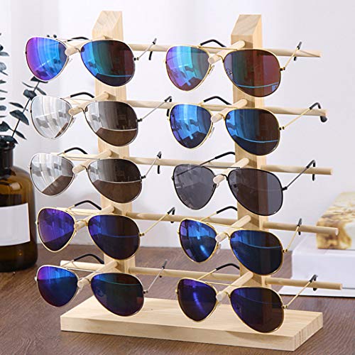 JUSTDOLIFE Expositor De Gafas De Madera Soporte De Gafas De Sol Estante De Gafas De Sol Creativas Estante De Anteojos JUSTDOLIFE Expositor De Gafas De Madera Soporte De Gafas De Sol Estante De Gafas De Sol Creativas Estante De Anteojos