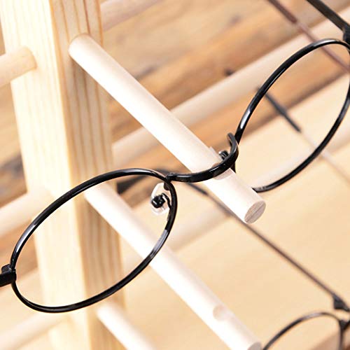Justdolife Soporte De Exhibición De Los Vidrios Gafas De Sol Creativas De Madera con Soporte para Gafas