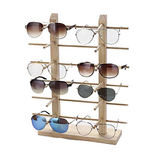 Justdolife Soporte De Exhibición De Los Vidrios Gafas De Sol Creativas De Madera con Soporte para Gafas Justdolife Soporte De Exhibición De Los Vidrios Gafas De Sol Creativas De Madera con Soporte para Gafas