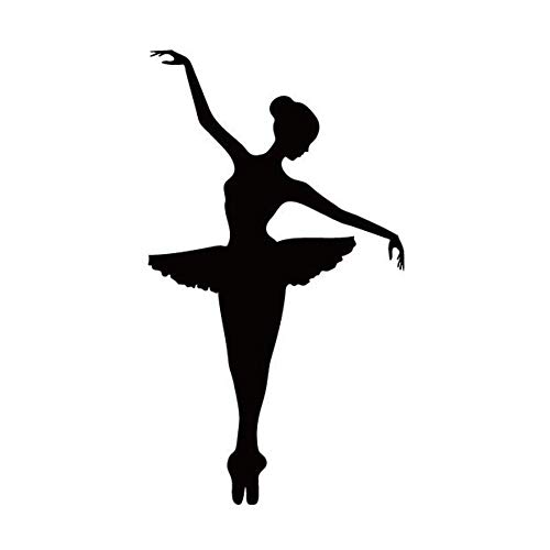 JXMN Ballet Pared Art Deco Pegatina Bailarina Ballet Bailarina Vinilo Pared Pegatina Art Deco Pegatina decoración de habitación de niña 100x56cm JXMN Ballet Pared Art Deco Pegatina Bailarina Ballet Bailarina Vinilo Pared Pegatina Art Deco Pegatina decoración de habitación de niña 100x56cm