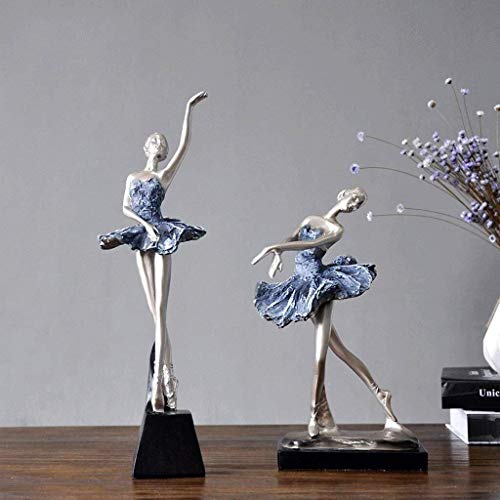 JXXDDQ Adornos de resina Escultura muchacha del ballet creativa casa de carácter manera de la decoración Crafts (Color : A) JXXDDQ Adornos de resina Escultura muchacha del ballet creativa casa de carácter manera de la decoración Crafts (Color : A)